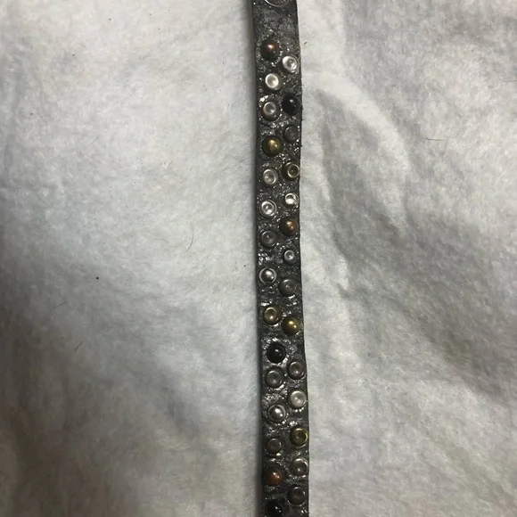 Frye Leather Cuff Bracelet Studded to correct pics - Picture 2 of 11